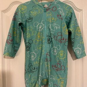 Hanna Andersson Disney Mickey Rashguard  - 18-24 Mo